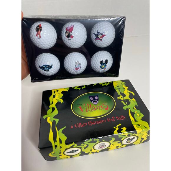 Disney Other - NEW Walt Disney World Villains Golf Ball Set (6)